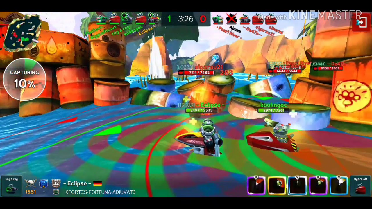 Battle Bay &bull; Triple Mine Interceptor PENTAKILL!