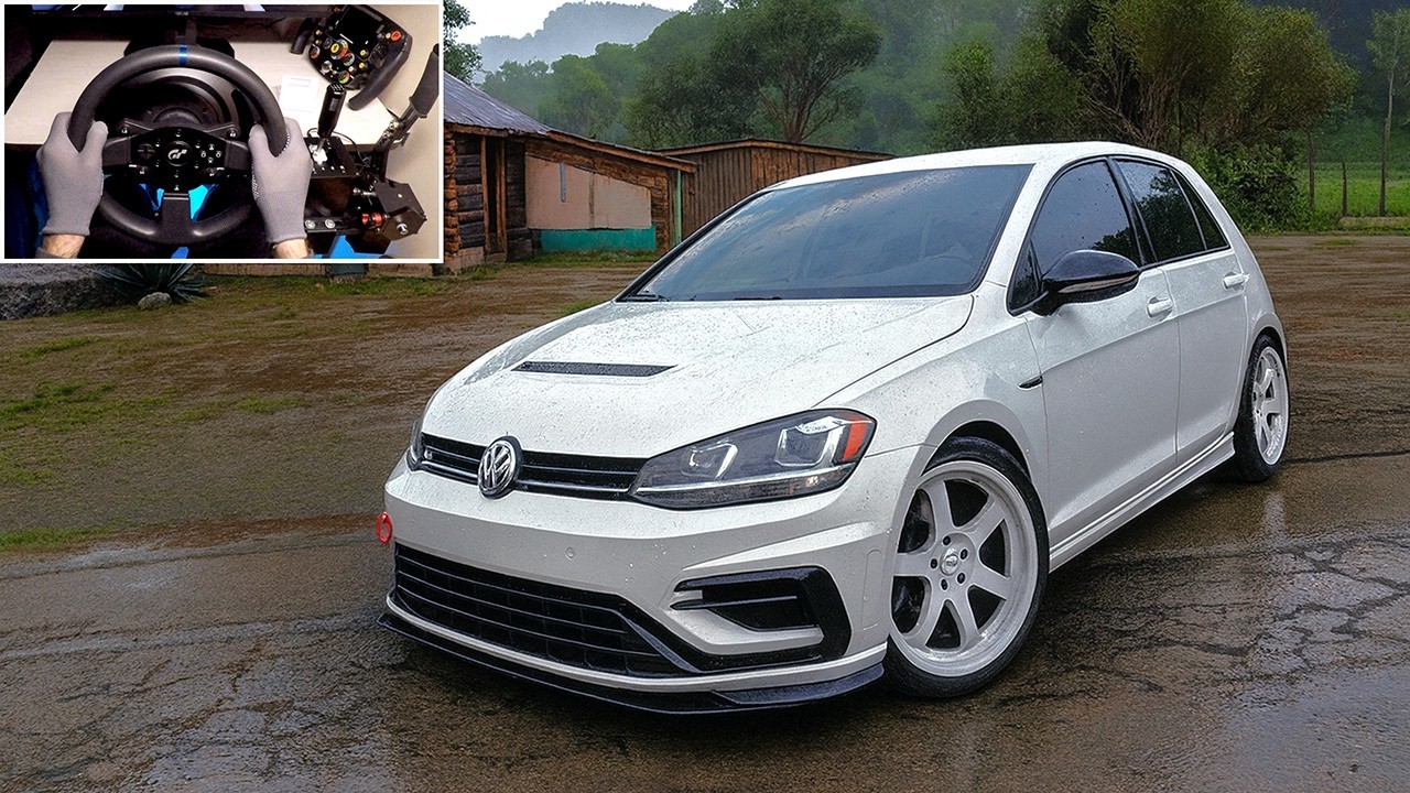 715HP Volkswagen Golf R 2021 - Forza Horizon 5 | Thrustmaster T300RS GT Steering Wheel