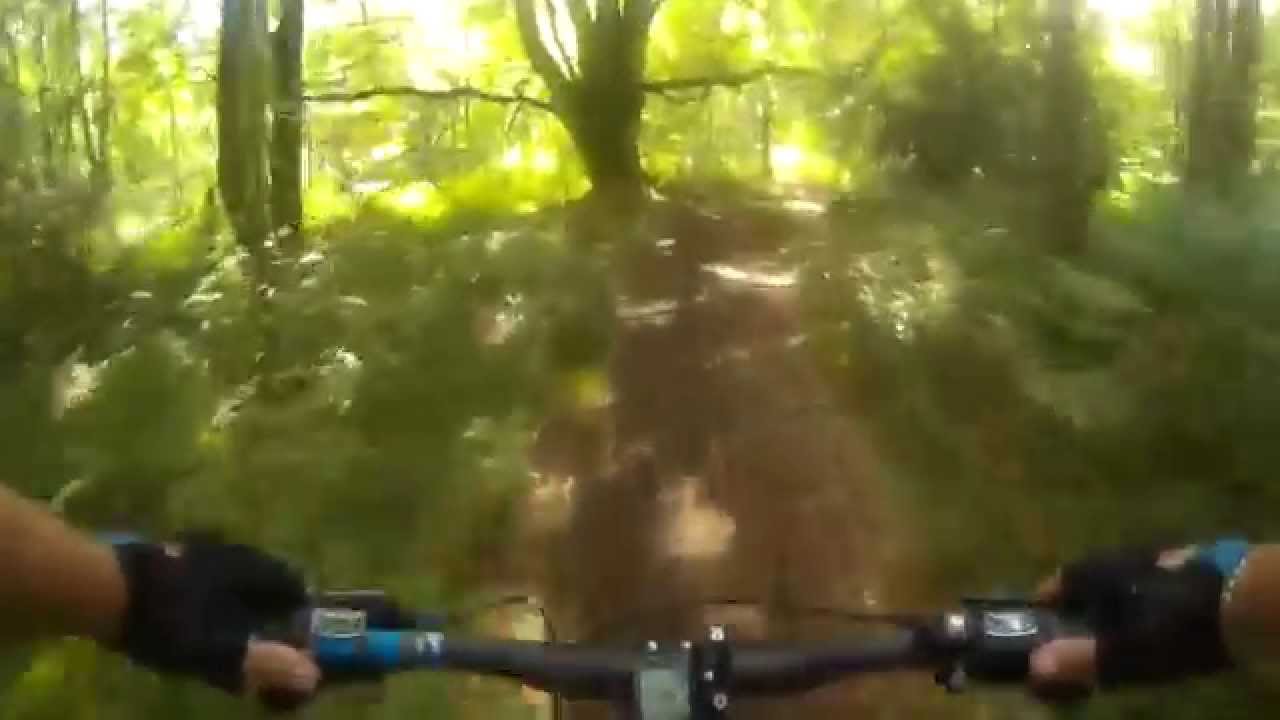 Mountain Biking - Descent of St Leonard's to Roosthole Car Park - Horsham