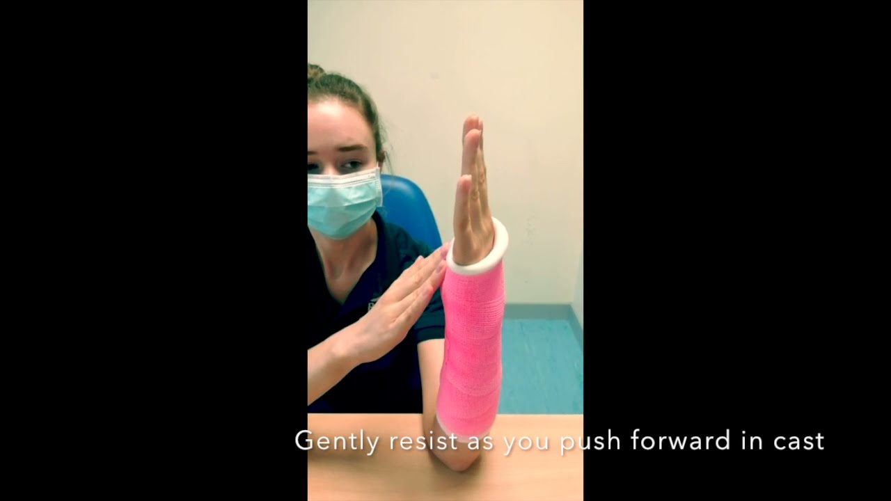 Wrist Fracture Exercise