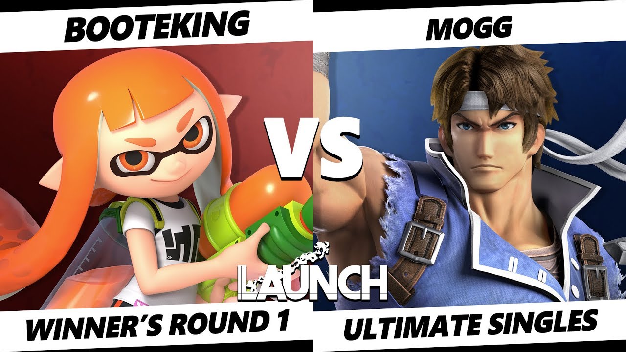 Launch Smash Ultimate - Booteking (Inkling) VS Mogg (Richter) SSBU Winner's Round 1