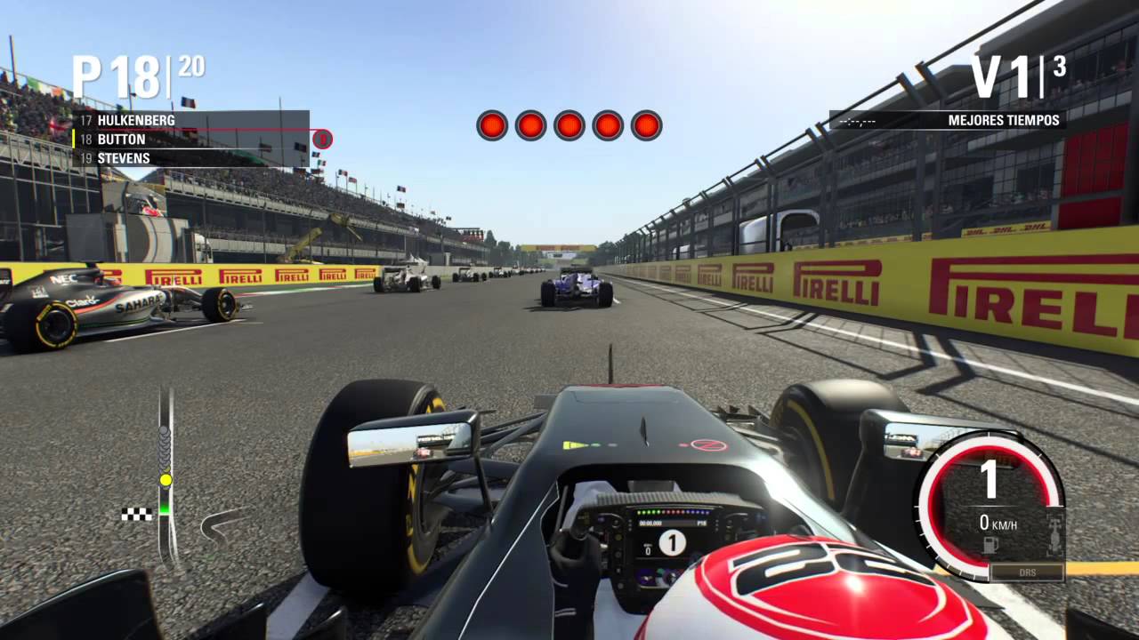 F1 2015 Gameplay México GP - Jenson Button - Onboard Mclaren Honda PS4