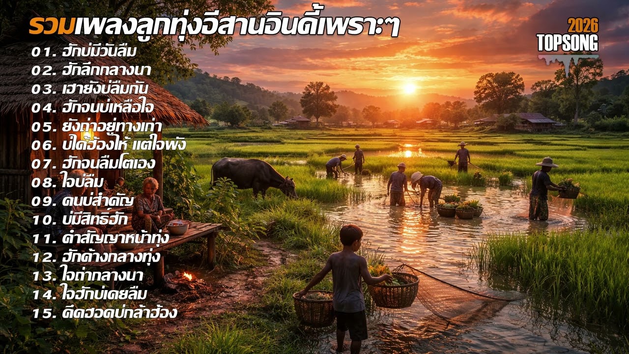 รวมเพลงลูกทุ่งอีสานอินดี้เพราะๆฟังสบายๆ | Official Audio