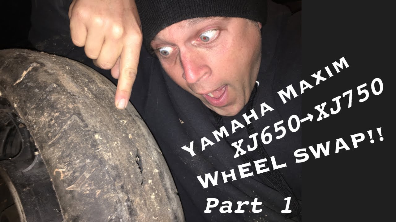 Yamaha Maxim XJ750/XJ650 REAR WHEEL SWAP- Part 1 Removal
