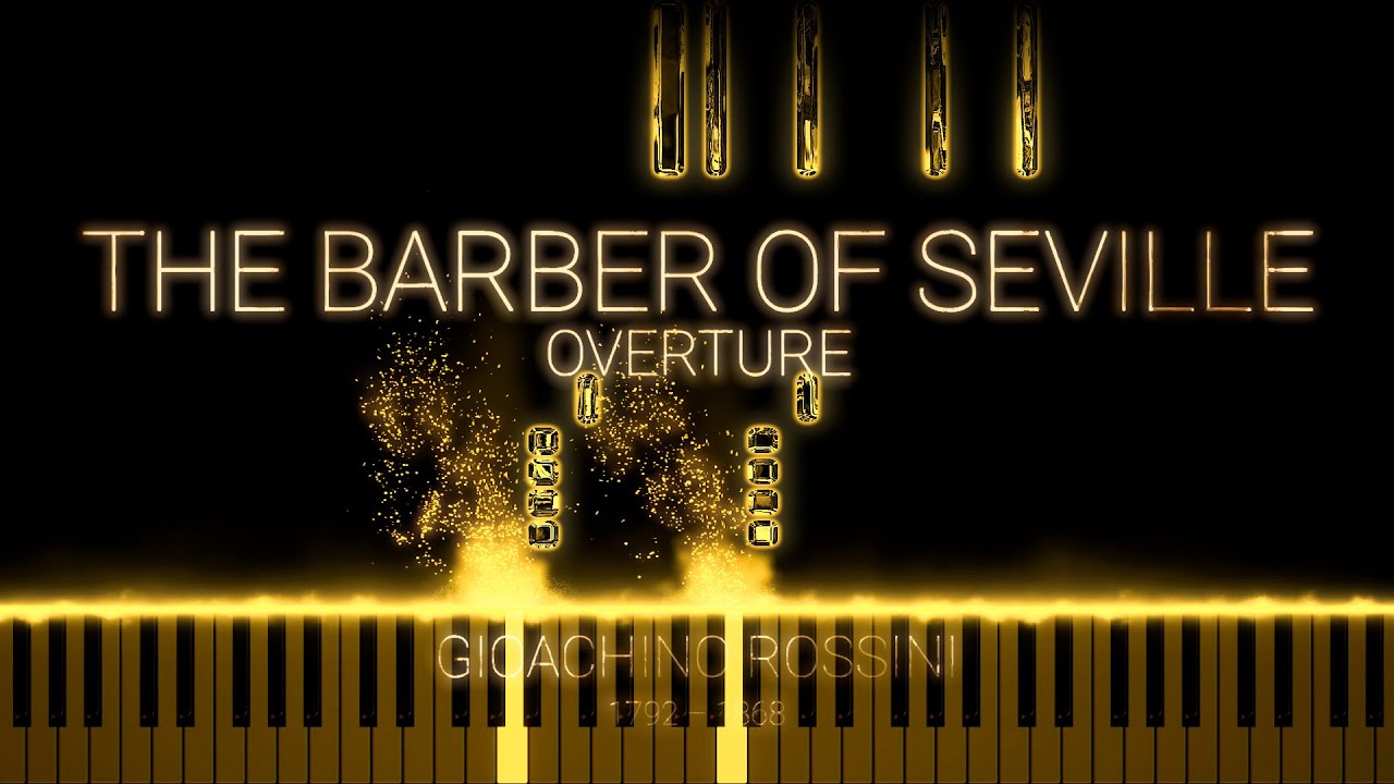 🎹 Rossini - The Barber of Seville Overture | on GRAND PIANO