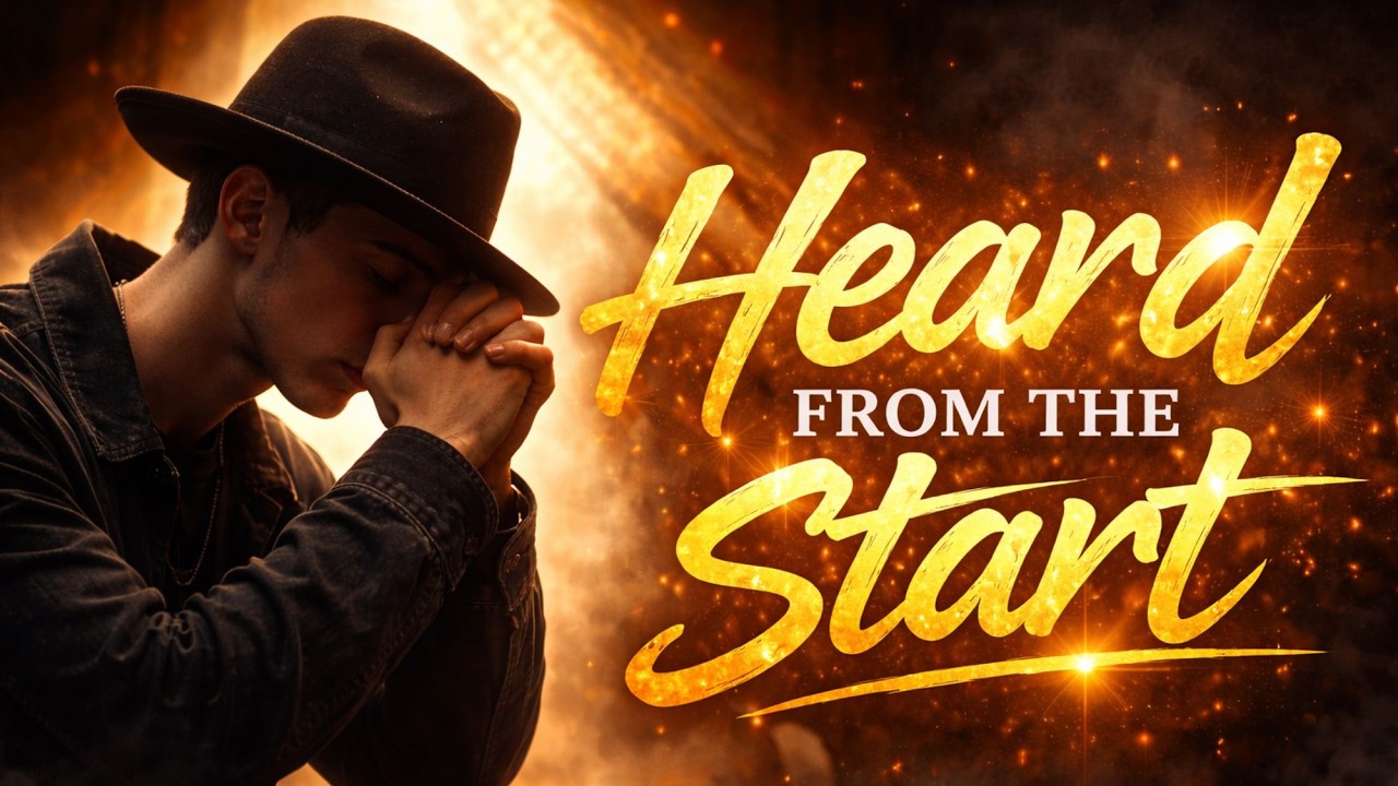 Heard From The Start | Christian Rap (Lyrics Video)