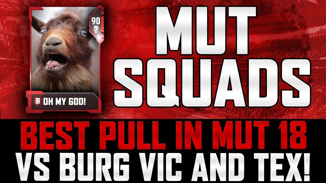BEST PULL IN MUT 18! | Exposing Cullenburger, VictionaryHD and TheTexasBoy91 in MUTSquads