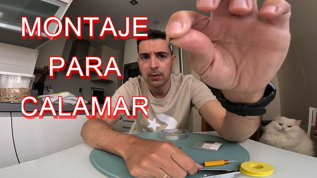 Montaje para el Calamar para Kayak o Embarcación.
