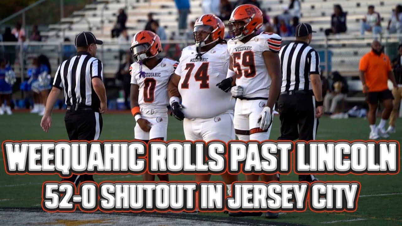 Weequahic 52 Lincoln 0 | Week 2 Highlights | Indians Take Over Jersey City!