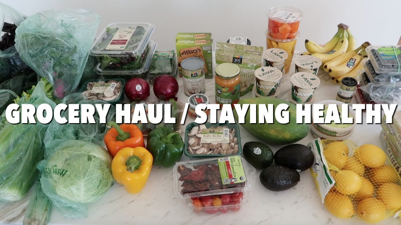 grocery shopping for a few weeks + what i'm doing to stay healthy