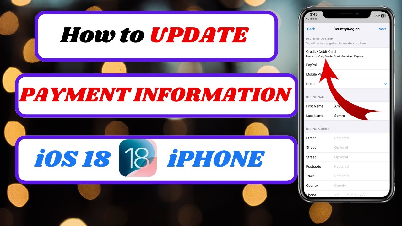 How to Update Payment Information on iPhone (iOS 18) &ndash; Quick & Easy Guide