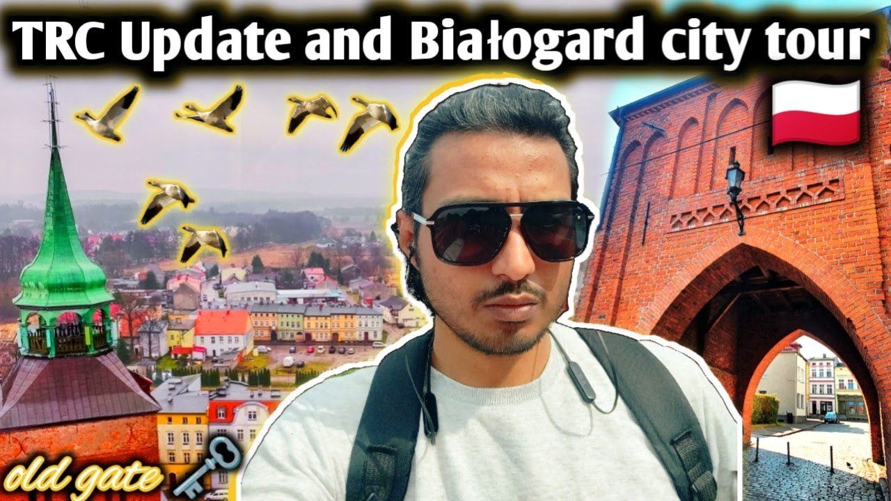 Poland 🇵🇱 TRC Update || Bialogard city tour || life update in poland || Poland walking tour