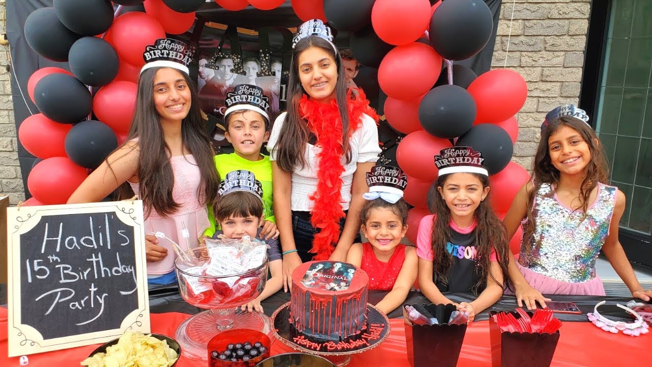 Hadil 15th Happy Birthday party - Message from Joseph Morgan
