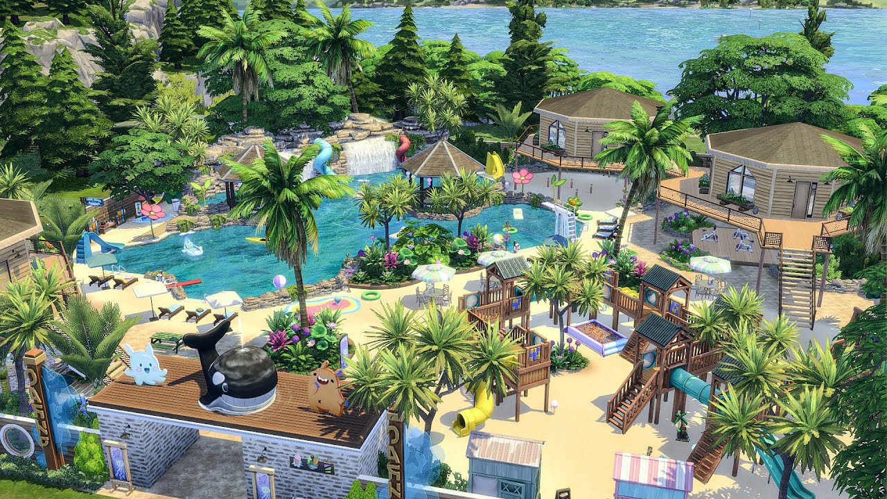 Adventure Awaits Park | No CC | The Sims 4 | Stop Motion