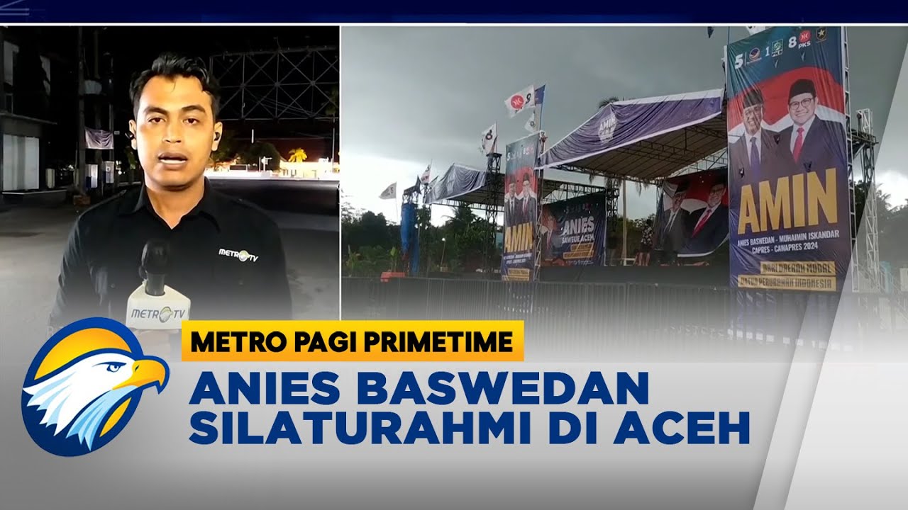 Anies Silaturahmi dan Temui Rakyat di Serambi Mekkah