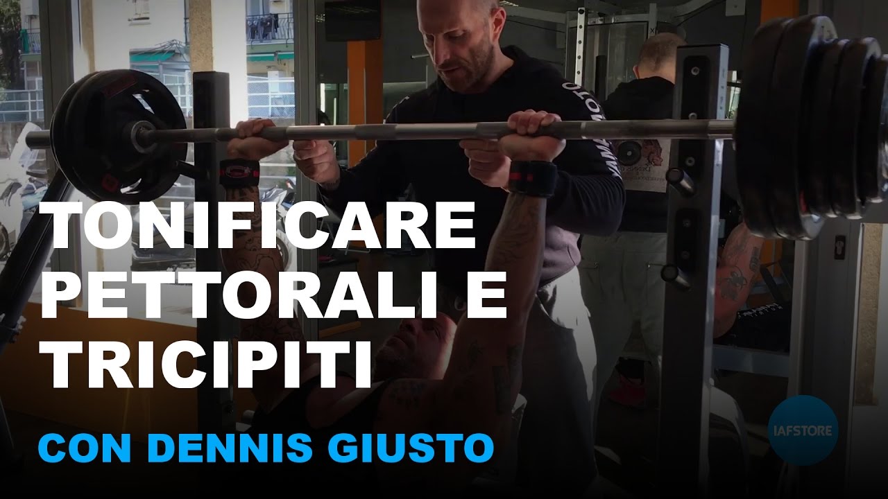 Come tonificare i muscoli di pettorali e tricipiti