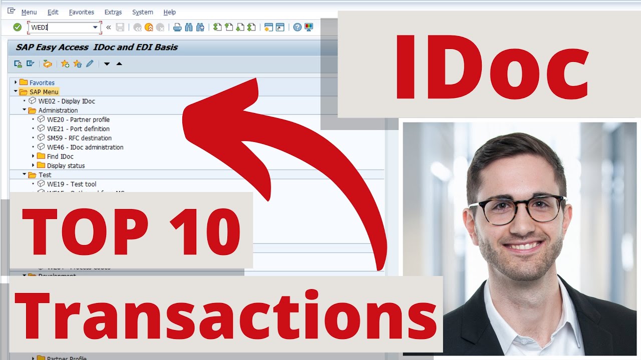 10 обязательных к изучению транзакций IDoc в SAP | EDI и IDoc в SAP ✅