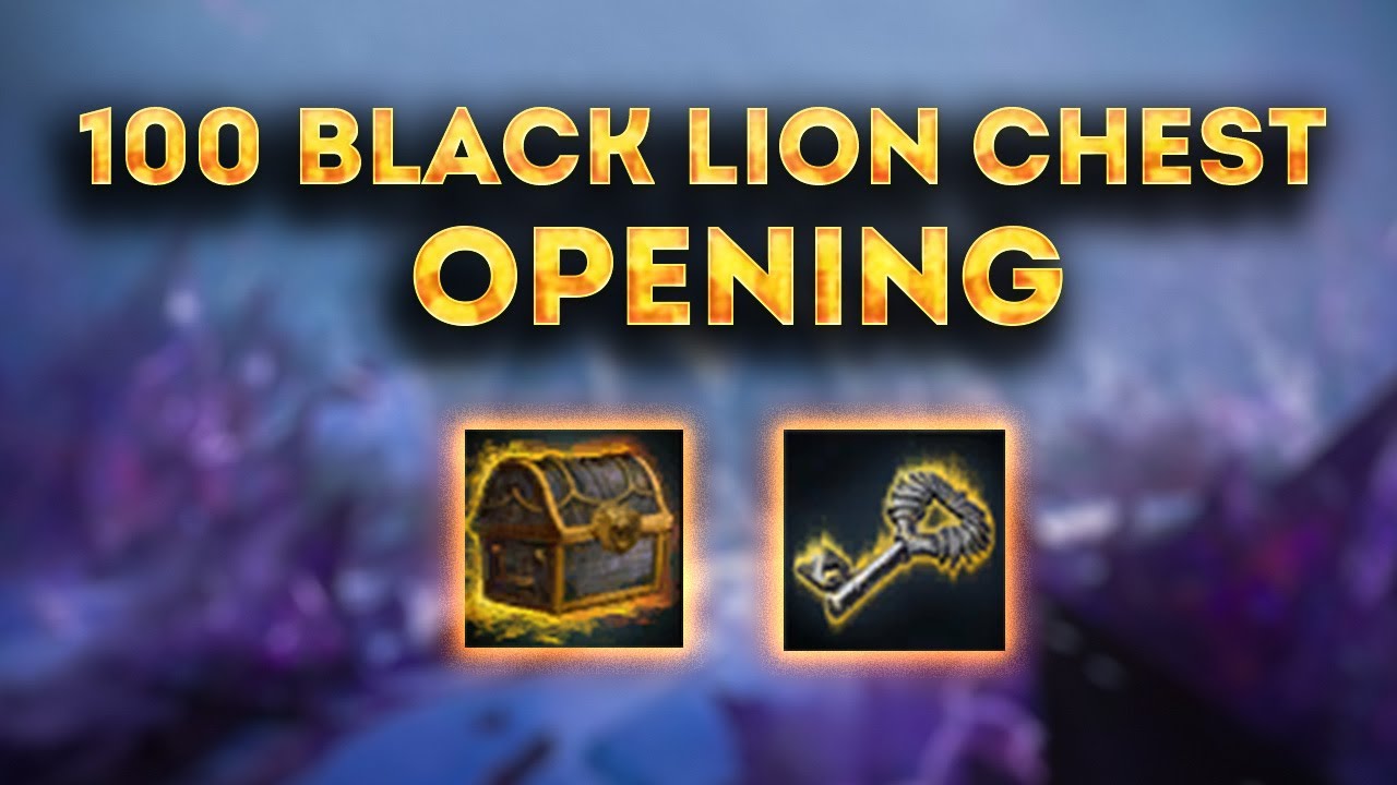 100 Black Lion Chests Opening [BETA June 2024]