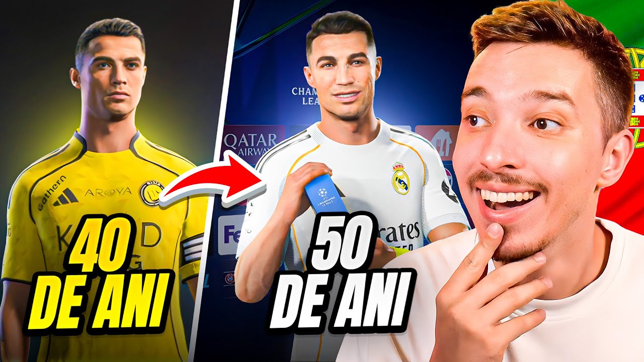 IL OBLIG PE CRISTIANO RONALDO SA JOACE PANA LA 50 ANI SI REVINE LA REAL MADRID! EA FC 26 ROMANIA