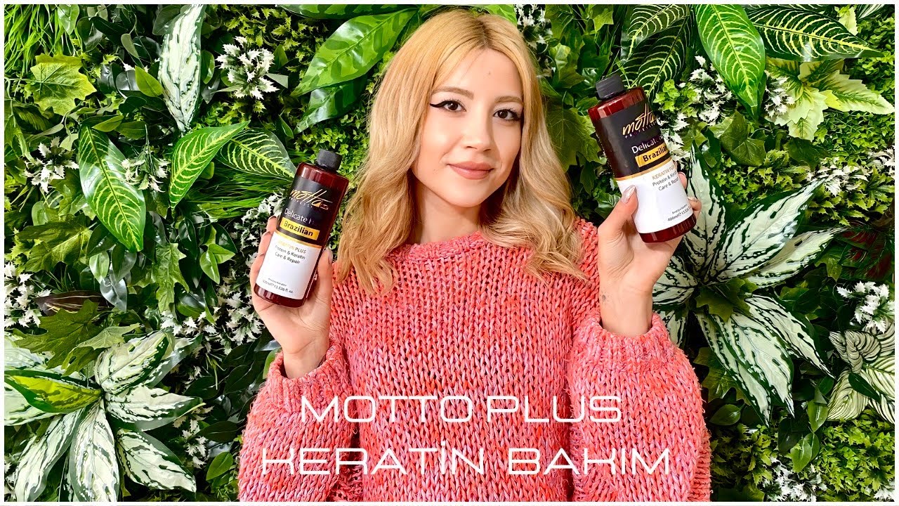 EVDE KERATİN BAKIM YAPTIM 💆🏼‍♀️ MOTTO PLUS PROFESSIONAL ÜRÜN İNCELEME,ÜSTELİK SADECE 30 ₺ 💖