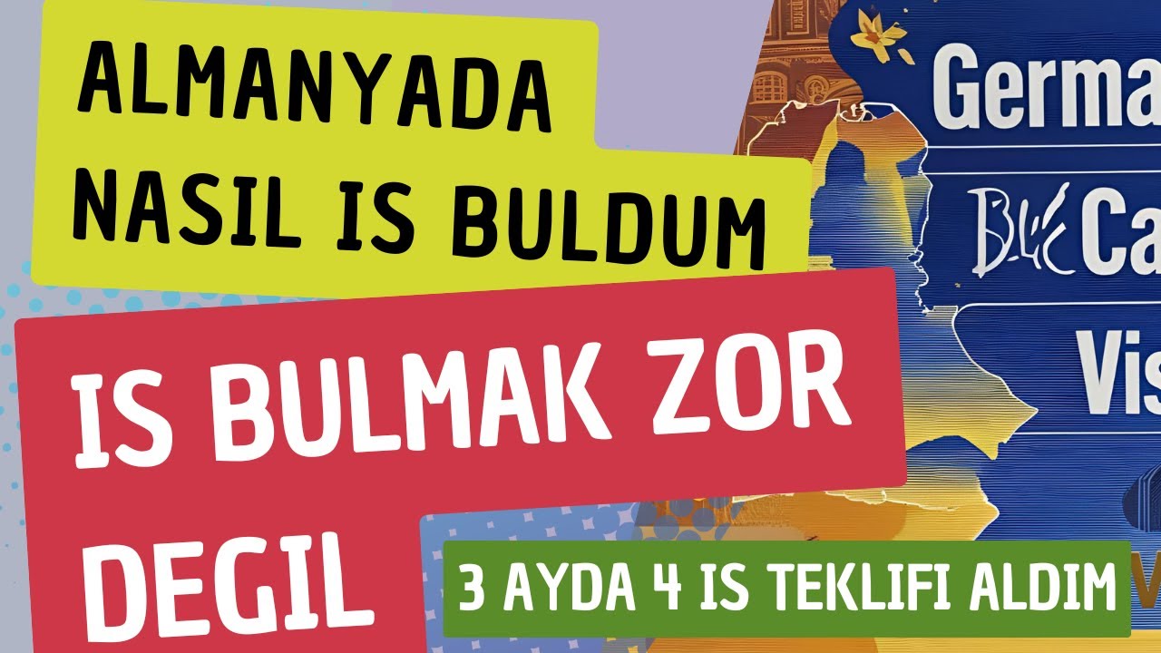 T&uuml;rkiye'de Yasarken Almanya&rsquo;da Nasıl İş Buldum? | İş Başvurusu, G&ouml;r&uuml;şmeler, Almanyada İş Bulmak