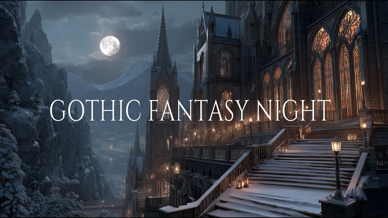 Moonlit Gothic Castle – Fantasy Ambient Music for Deep Sleep