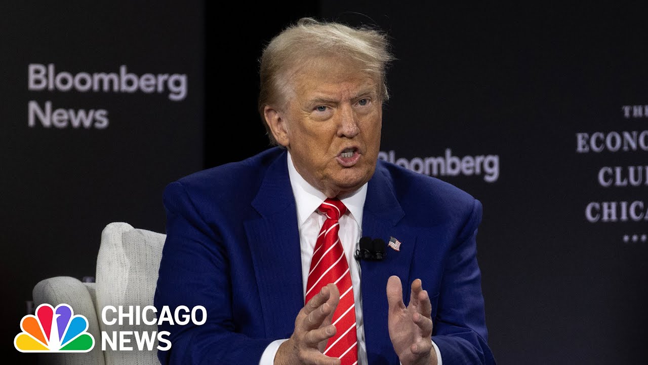 Full: Former President Trump speaks at the Economic Club of Chicago