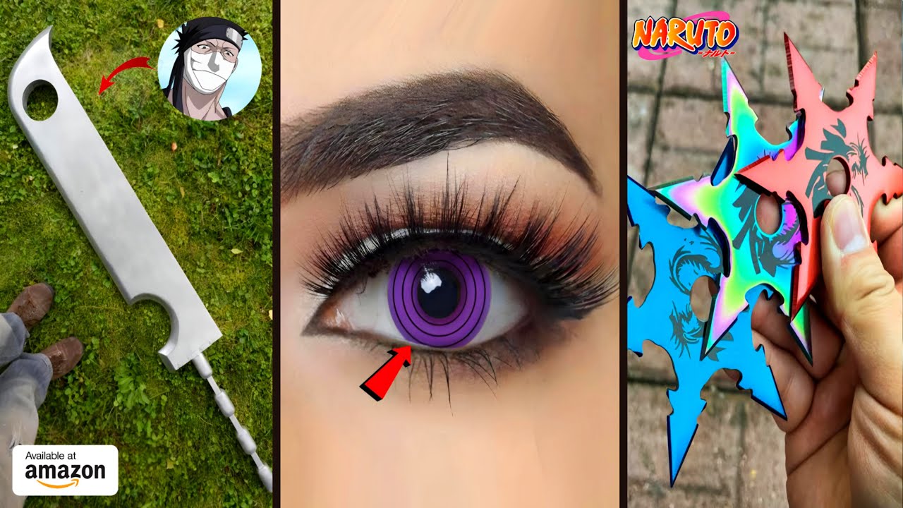 NARUTO GADGETS PART - 2 😍 | NARUTO, JUJUTSU KAISEN, ONE PIECE GADGETS YOU CAN BUY ONLINE
