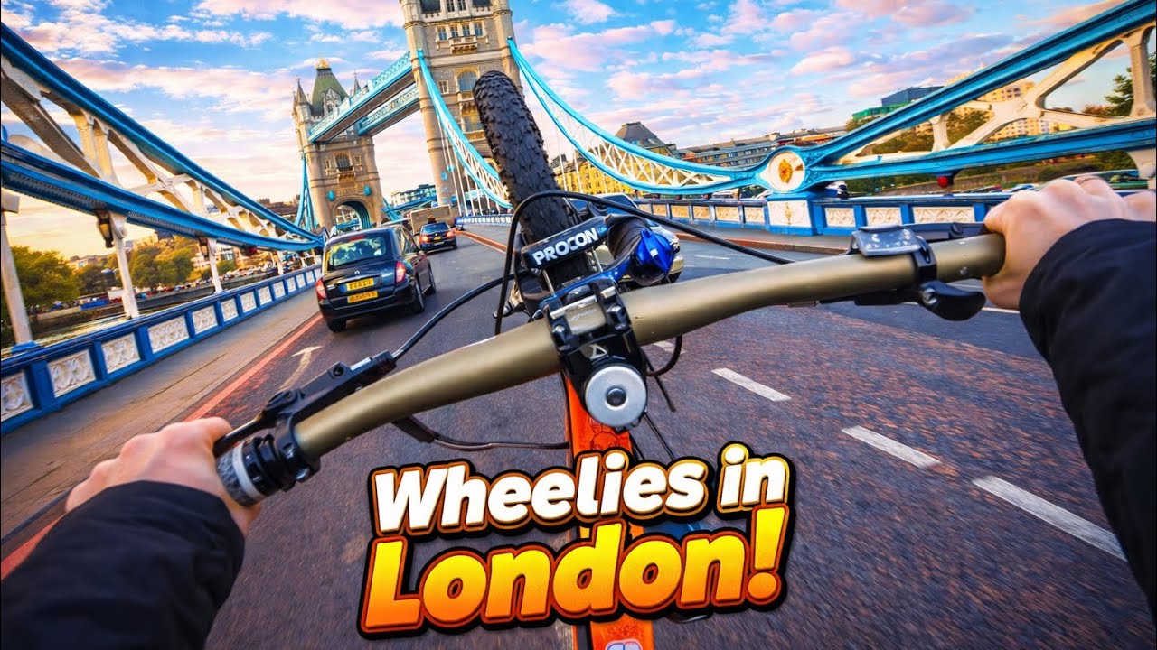 GOPRO POV WHEELIES IN CENTRAL LONDON! (GONE RIGHT!?)