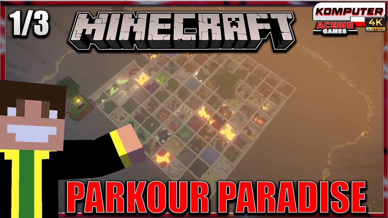 NA JEDNYM ODCINKU 53 LVL oo kurde // Parkour Paradise Minecraft odc1z3 4K PC