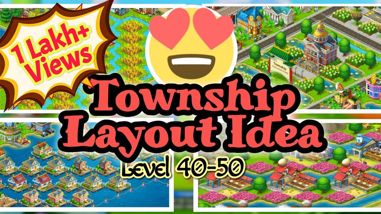Township Layout Idea 😍 || Full Town Decoration || Level 40-50