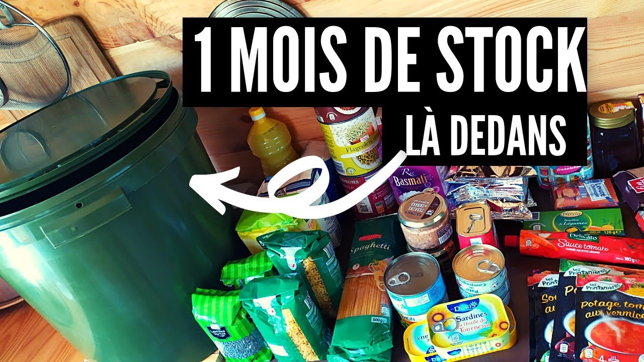 Stockage Alimentaire : Les Seaux Rations