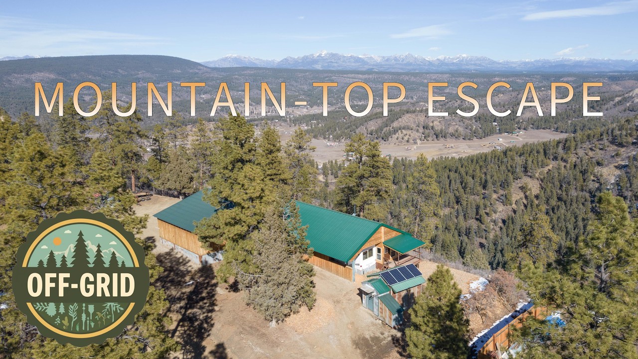 Mountain-Top Retreat: Off-Grid Home with Panoramic Views