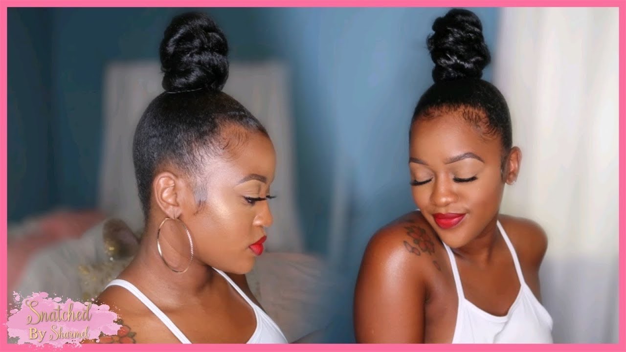 Ninja Bun w/ Kanekalon Braiding Hair (4 Type Hair/No Heat)