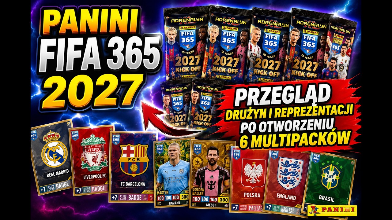 PANINI FIFA 365 2027 - REVIEWING CARDS FROM 6 KICK OFF MULTIPACKS