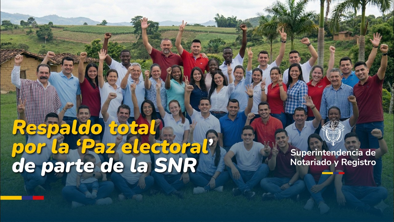SNR respaldará la función notarial por la ‘Paz electoral’