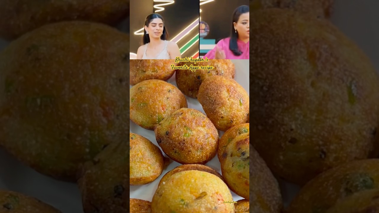 Khushi kapoor favorite Appe recipe😋 #shorts #viral #trending #appe #khushikapoor #bhartisingh #yt
