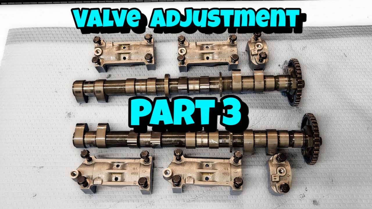 How to do a valve adjustment on 06 - 2016 R6 (Part 3)