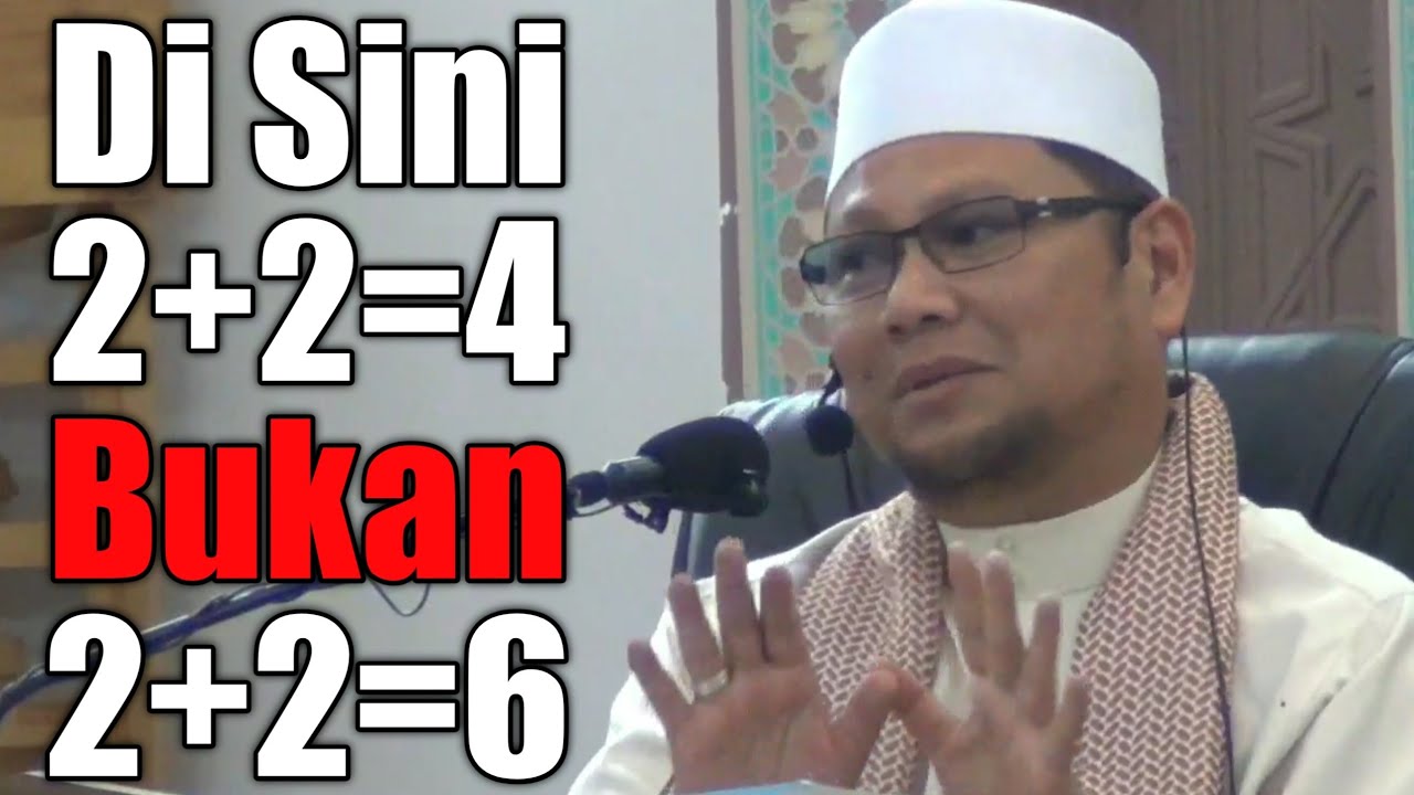 Kami Di sini 2+2=4 Bukan 2+2=6 | Ustaz Badlishah Alauddin