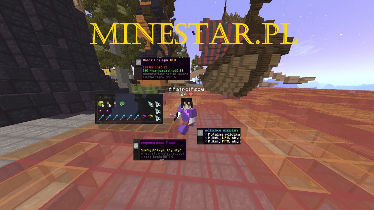 MINESTAR.PL SKYPVP DOMINACJA na 1v1 |  TXT W OPISIE