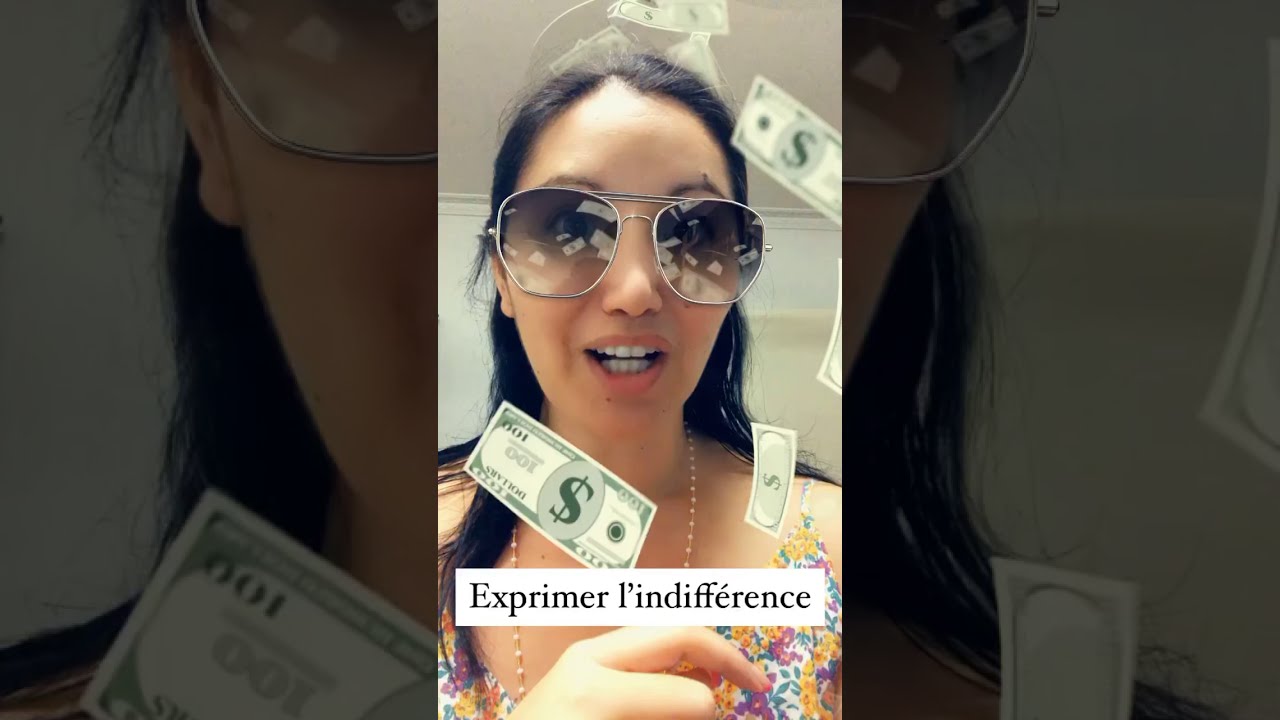 French mini lesson: How to express your indifference ❤️🇫🇷❤️ 