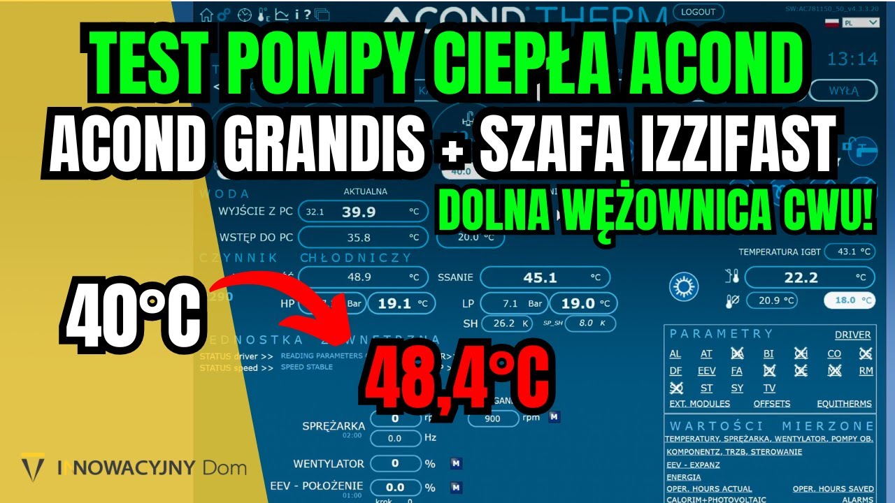 Ile NAPRAWDĘ kosztuje ciepła woda z pompy ciepła? | Nasz Test -  ACOND GRANDIS R + Izzifast 250l