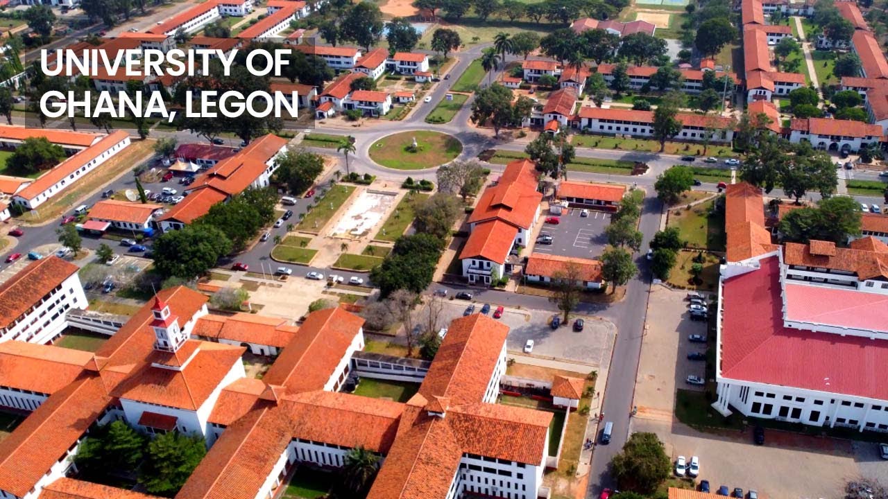 Drone Shot of UNIVERSITY OF GHANA LEGON CAMPUS - [4K]  Aerial Footage of LEGON CAMPUS - ACCRA