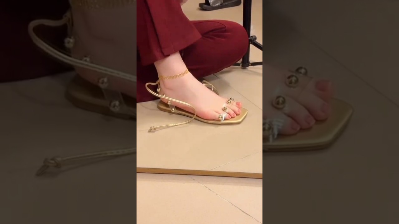 beautiful sandal for girls#feet #shorts #beauty #viralvideo