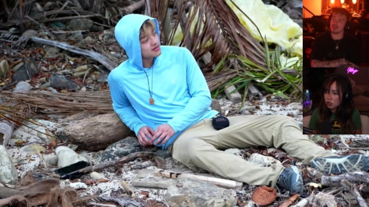 Adapt & Maya Higa Reacts To Jason Stranded On An Island..