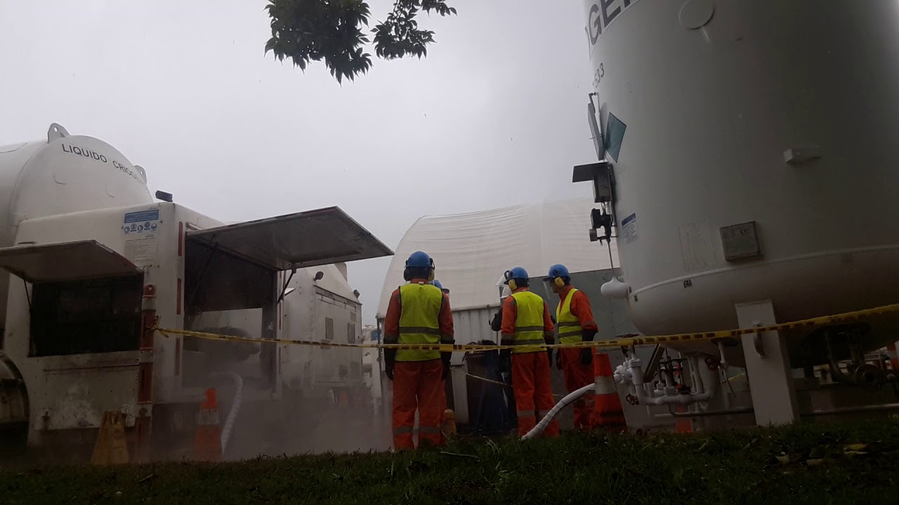 Descargue Nitrógeno Liquido