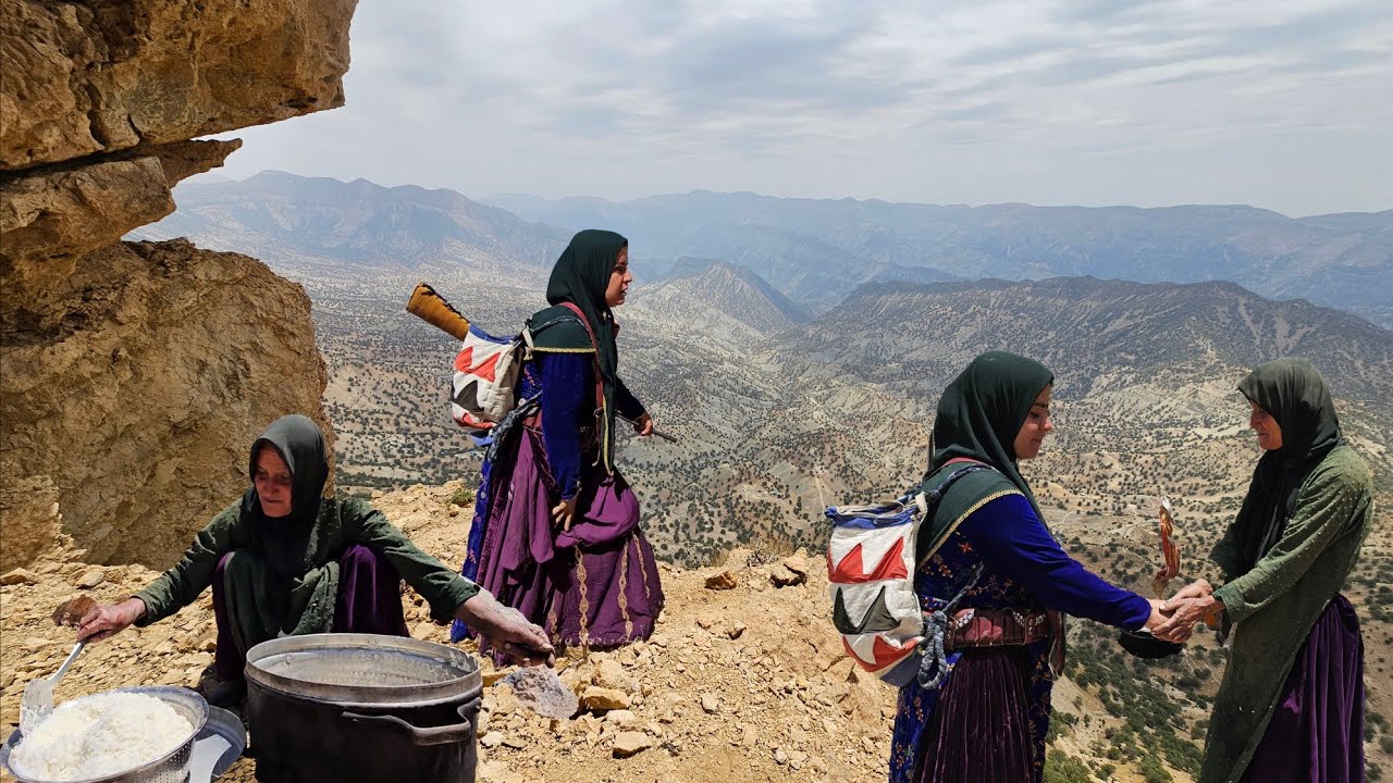 ⚠️ The most breathtaking scenes: Kulthum climbing deadly cliffs in search of sheep! 🧭🐐
