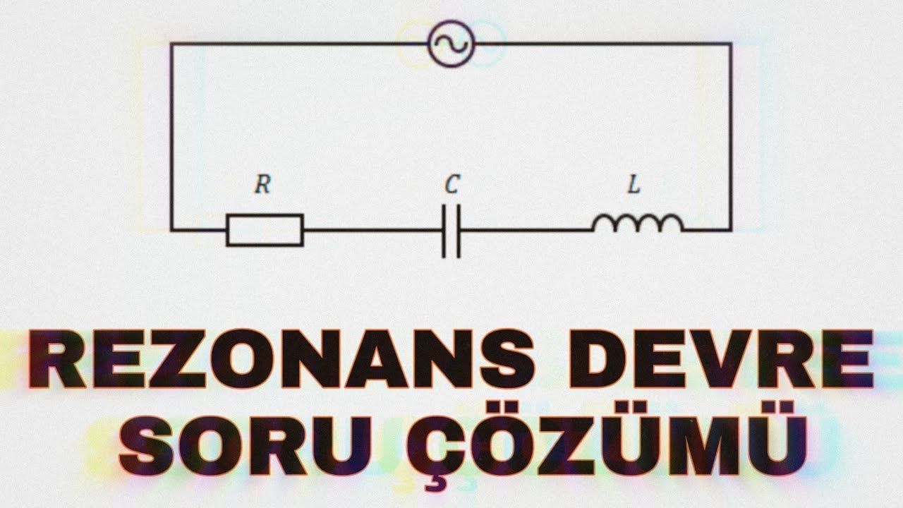 REZONANS DEVRE SORU ÇÖZÜMÜ . #elektrik #alternatifakımsoru
