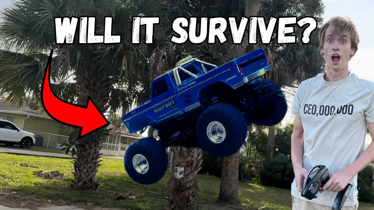 Breaking Traxxas Bigfoot (улучшить мотор на 3 секунды!)