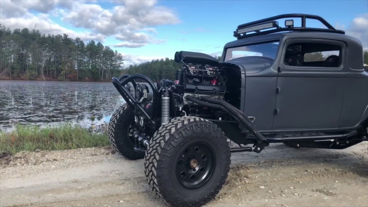 1932 Dodge Off-road Hot Rod ride along and walk around.